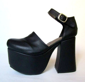 Plataforma Taco Punta Invierno Zapatos Ancho Cerrada 2018 3c54jLARqS
