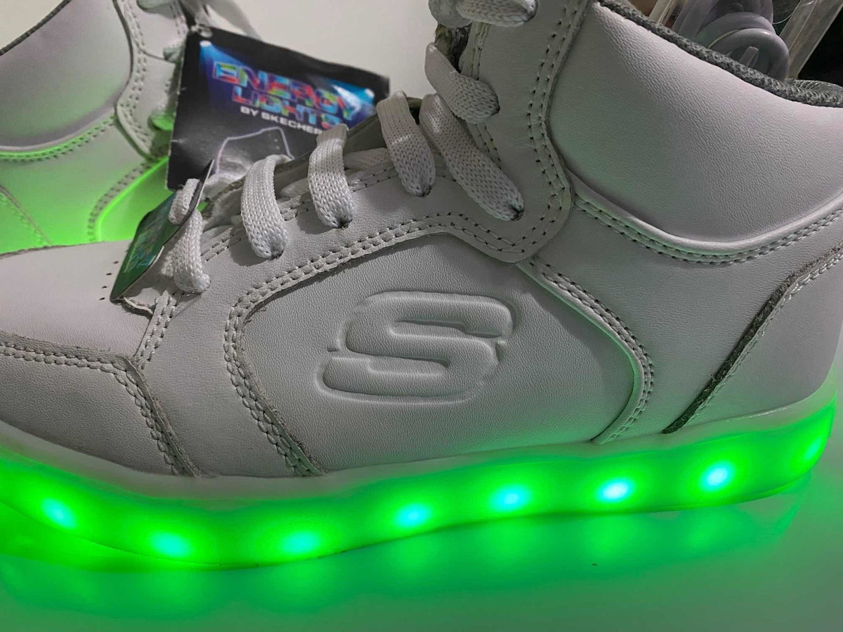 zapatos skechers con luces