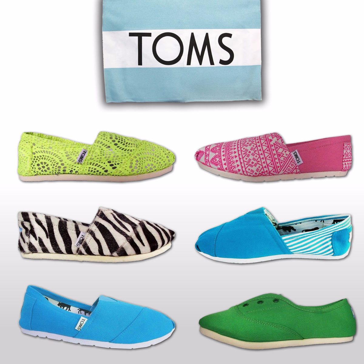 Alpargatas Toms 100 Originales Zapatillas 9 Modelos 36 A