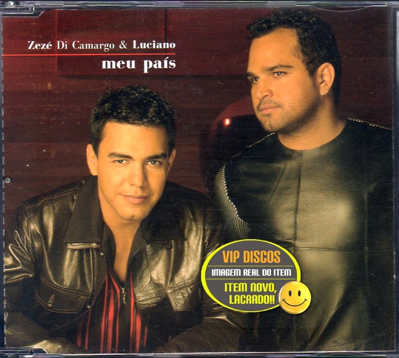 Zezé Di Camargo E Luciano Cd Single Meu País Lacrado Raro R 175 00